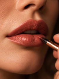 Lipstick application detail