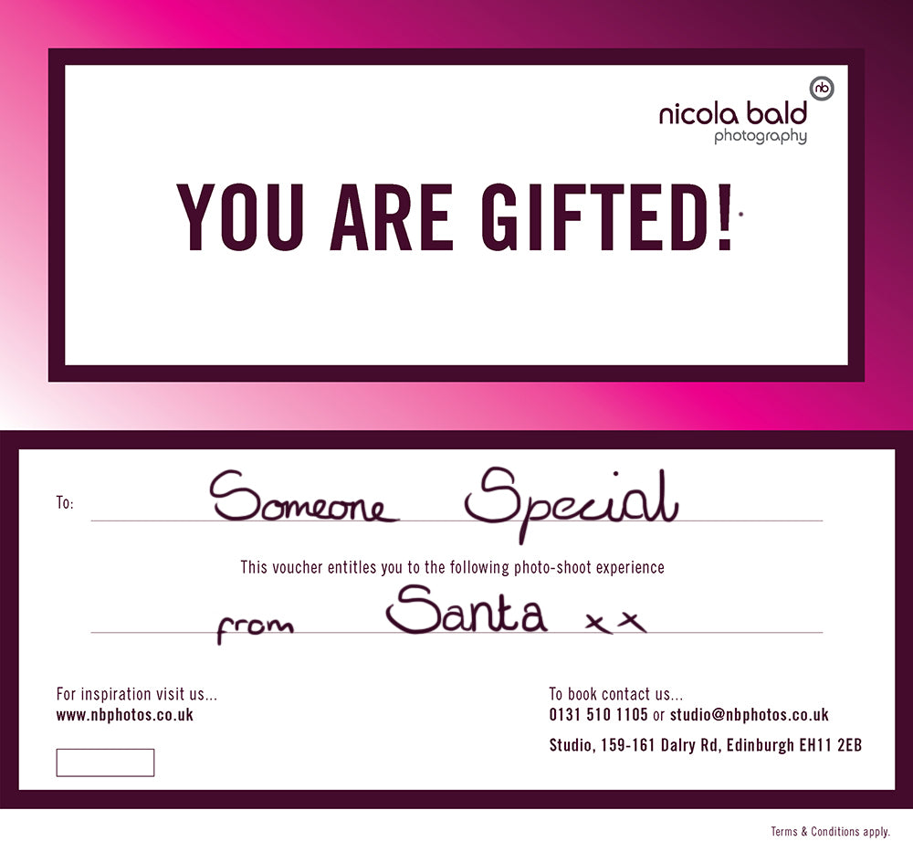 Photography Gift Vouchers & Gift Cards | Newborn, Baby & Family Photography Edinburgh